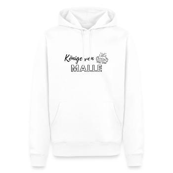 Könige von Malle - Männer Premium Bio Hoodie - Weiß - Vorne - Nico (187cm)