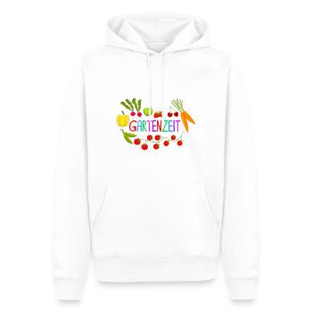 Gartenzeit Gärtner Gärtnerin Gartenarbeit Garten - Männer Premium Bio Hoodie - Weiß - Vorne - Nico (187cm)