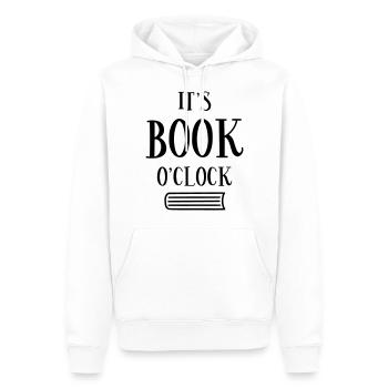 Buch Bücher Lesen Bücherwurm Leseratte Geschenk - Männer Premium Bio Hoodie - Weiß - Vorne - Nico (187cm)
