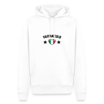 Vaffanculo Lustiger italienischer Spruch über Ital - Sweat à capuche Premium bio Homme - blanc - Devant - Nico (187cm)