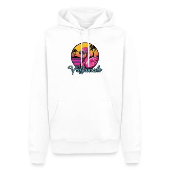 Vaffanculo italienischer Spruch ü Italien Geschenk - Sweat à capuche Premium bio Homme - blanc - Devant - Nico (187cm)