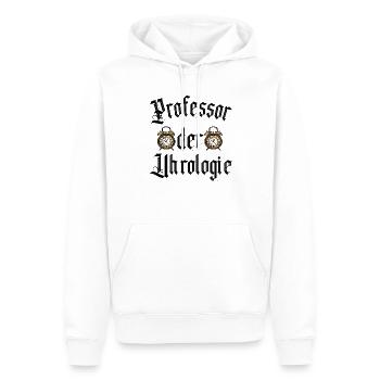 Uhrmacher Uhrensammler Uhrenliebhaber Geschenk - Männer Premium Bio Hoodie - Weiß - Vorne - Nico (187cm)