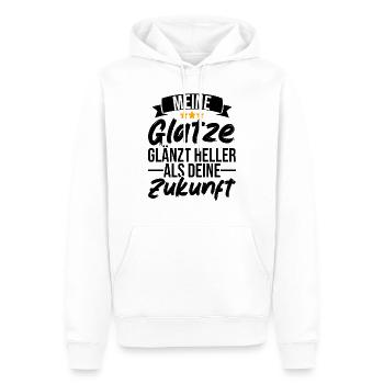Glatze Glatzkopf Glatzenträger Geschenk - Männer Premium Bio Hoodie - Weiß - Vorne - Nico (187cm)