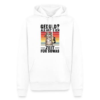 Kaffee Kaffeetrinker Arbeit Büro Geschenk - Männer Premium Bio Hoodie - Weiß - Vorne - Nico (187cm)