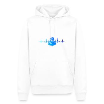 Tauchen Diver Diving Scuba Tauchen Taucher - Men’s Premium Organic Hoodie - white - Front - Nico (187cm)