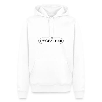 The Dogfather Hund Hundesitter - Männer Premium Bio Hoodie - Weiß - Vorne - Nico (187cm)