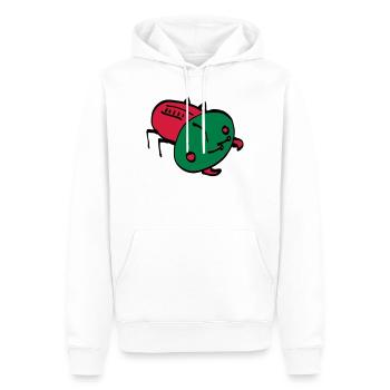 bug color VECTOR insect crawling animal - Men’s Premium Organic Hoodie - white - Front - Nico (187cm)