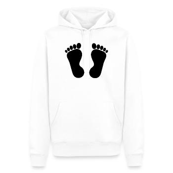 Fuß Füße Fußpflege Podologie Geschenk Geschenkidee - Männer Premium Bio Hoodie - Weiß - Vorne - Nico (187cm)