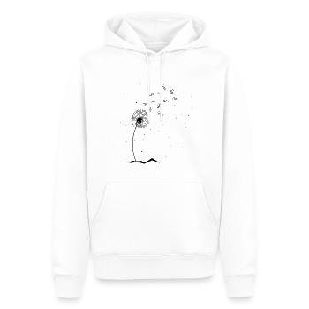 Vélos Pusteblume - - Sweat à capuche Premium bio Homme - blanc - Devant - Nico (187cm)