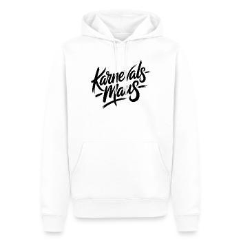 Karnevalsmaus Karneval Köln Kölner Karnevals Maus - Männer Premium Bio Hoodie - Weiß - Vorne - Nico (187cm)