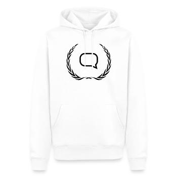 Sprechblase Kranz - Männer Premium Bio Hoodie - Weiß - Vorne - Nico (187cm)