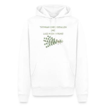 Un service et laisse-moi tranquille ! - Sweat à capuche Premium bio Homme - blanc - Devant - Nico (187cm)