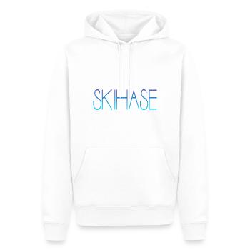 Skihase - Männer Premium Bio Hoodie - Weiß - Vorne - Nico (187cm)