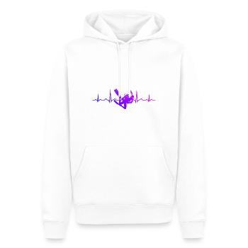 Taucher Diver Scuba Taucher Scuba Tauchen - Männer Premium Bio Hoodie - Weiß - Vorne - Nico (187cm)