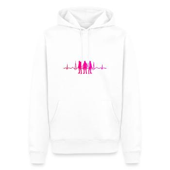 Climbers Climbing Bouldering Climbers Bouldering - Men’s Premium Organic Hoodie - white - Front - Nico (187cm)