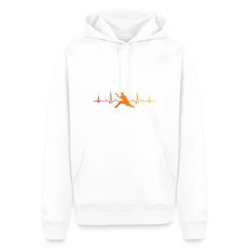 Women's Kung Fu Martial Arts Wushu Kungfu Men - Men’s Premium Organic Hoodie - white - Front - Nico (187cm)