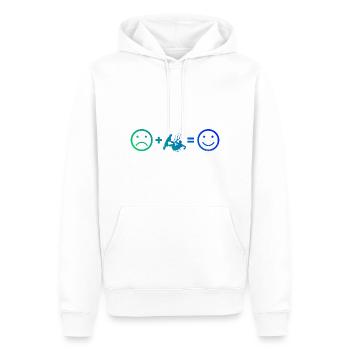 Kitesurf Femmes Kitesurf Kitesurf Kitesurf Kitesurfers - Sweat à capuche Premium bio Homme - blanc - Devant - Nico (187cm)