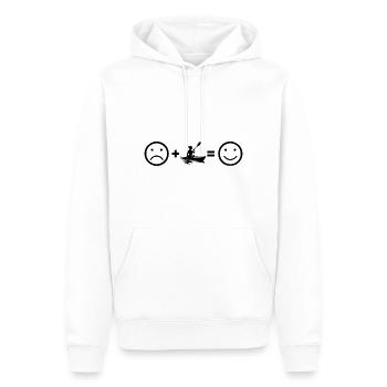 Kajakfahren Kanu Damen Kayak Herren Kajak - Männer Premium Bio Hoodie - Weiß - Vorne - Nico (187cm)