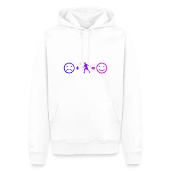 Badminton Player Squash Women's Badminton Badminton - Men’s Premium Organic Hoodie - white - Front - Nico (187cm)