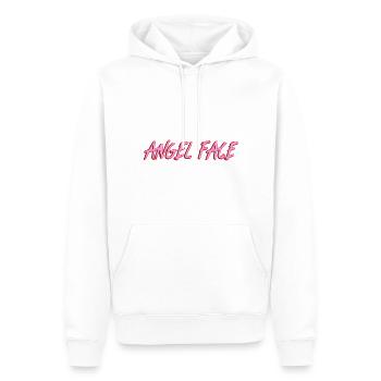 Angel face - Männer Premium Bio Hoodie - Weiß - Vorne - Nico (187cm)