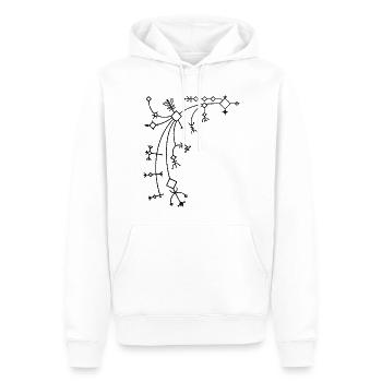 God of War Ragnarok Leviathan Axe sticker - Sweat à capuche Premium bio Homme - blanc - Devant - Nico (187cm)