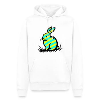 Ostern Symbol Hase - Männer Premium Bio Hoodie - Weiß - Vorne - Nico (187cm)