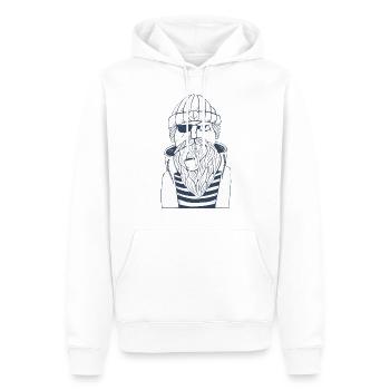 Seemann Seefahrer Matrose Schiffskapitän See - Männer Premium Bio Hoodie - Weiß - Vorne - Nico (187cm)