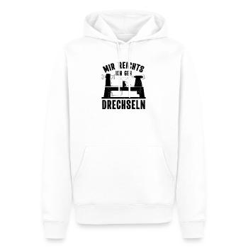Drechsler Drechseln Drechselbank Drechsel - Männer Premium Bio Hoodie - Weiß - Vorne - Nico (187cm)