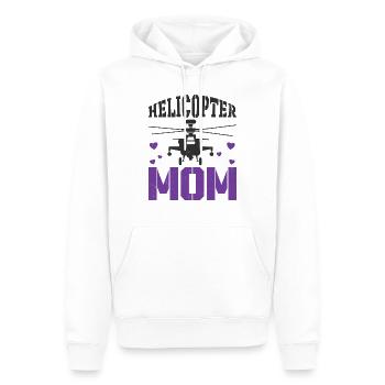 Helikopter Mama Kinder Mutter Eltern - Männer Premium Bio Hoodie - Weiß - Vorne - Nico (187cm)