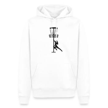 Disc Golf Frisbee Disc Golf Stripper Golfer - Männer Premium Bio Hoodie - Weiß - Vorne - Nico (187cm)