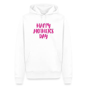 Fête des Mères, Fête des Mères, Fête des Mères, Fête des Mères - Sweat à capuche Premium bio Homme - blanc - Devant - Nico (187cm)