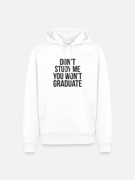 Citations drôles, citations drôles, citation cool, citation cool - Sweat à capuche Premium bio Homme - blanc
