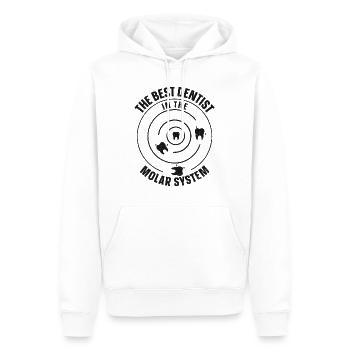 Best Dentist In The Molar System Dental Assistant - Men’s Premium Organic Hoodie - white - Front - Nico (187cm)