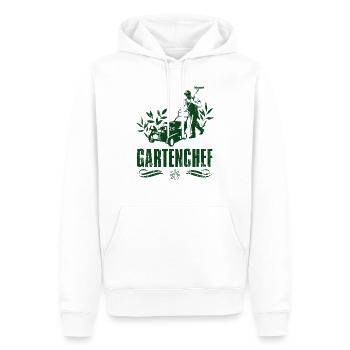 Gartenchef Gartenarbeit Hobby Gärtner Herren - Männer Premium Bio Hoodie - Weiß - Vorne - Nico (187cm)