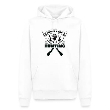 Jäger Schießen Wildtiere Jagd - Männer Premium Bio Hoodie - Weiß - Vorne - Nico (187cm)
