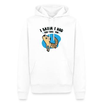 Herpetologie Blauzungenskink Eidechse Wildtiere - Männer Premium Bio Hoodie - Weiß - Vorne - Nico (187cm)