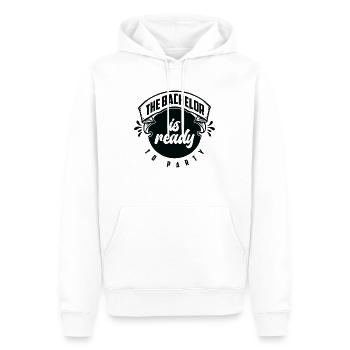 Junggeselle Trinken Schnaps Junggesellenabschied - Männer Premium Bio Hoodie - Weiß - Vorne - Nico (187cm)
