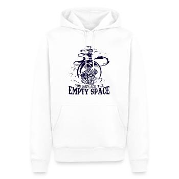 Romantic Gothic Bones Skeleton Roses Death Grave - Männer Premium Bio Hoodie - Weiß - Vorne - Nico (187cm)