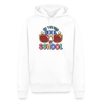 Kids Back to School Totally Cool at School for - Männer Premium Bio Hoodie - Weiß - Vorne - Nico (187cm)