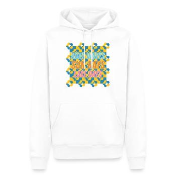 Bateau Vagues Soleil Soleil Jours Chemise, Lake Life - Sweat à capuche Premium bio Homme - blanc - Devant - Nico (187cm)