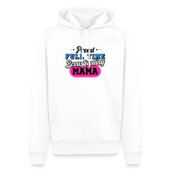 Stillen normalisiert Stolze vollzeitstillende Mama - Männer Premium Bio Hoodie - Weiß - Vorne - Nico (187cm)