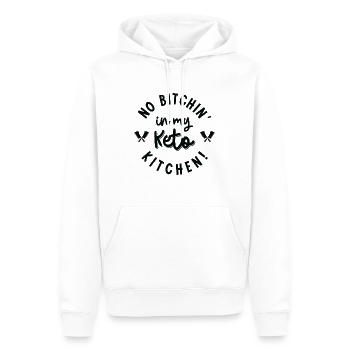 Keto-Diät Ernährungsberaterin Küche - Männer Premium Bio Hoodie - Weiß - Vorne - Nico (187cm)
