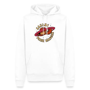 Guide du ranger du parc safari africain - Sweat à capuche Premium bio Homme - blanc - Devant - Nico (187cm)