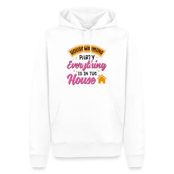 New Homeowner Housewarming Party Everything Is In - Men’s Premium Organic Hoodie - white - Front - Nico (187cm)