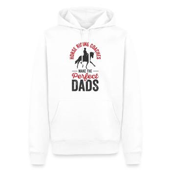 Reiten Reitlehrer Perfekter Vater Sporttrainer - Männer Premium Bio Hoodie - Weiß - Vorne - Nico (187cm)