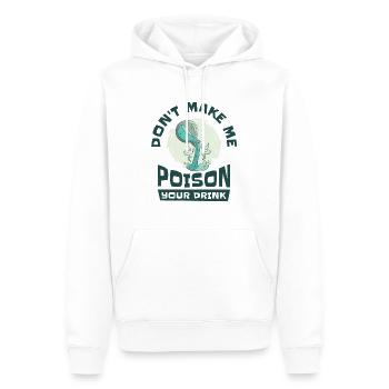 Aqua Tofana Skull Poison Crime Fan Drink Poison - Men’s Premium Organic Hoodie - white - Front - Nico (187cm)