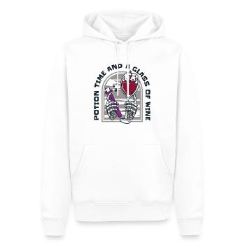 Aqua Tofana Weintrinken Mordgeheimnis - Männer Premium Bio Hoodie - Weiß - Vorne - Nico (187cm)