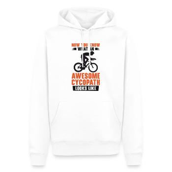 Lustige Radfahrer Radfahrer Fahrrad Fahrrad Berg - Männer Premium Bio Hoodie - Weiß - Vorne - Nico (187cm)
