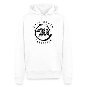 Gatlinburg Tennessee Shirt, Great Smoky Mountains - Men’s Premium Organic Hoodie - white - Front - Nico (187cm)