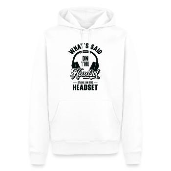 Managing Stage Manager Theater Drama Theater Crew - Men’s Premium Organic Hoodie - white - Front - Nico (187cm)